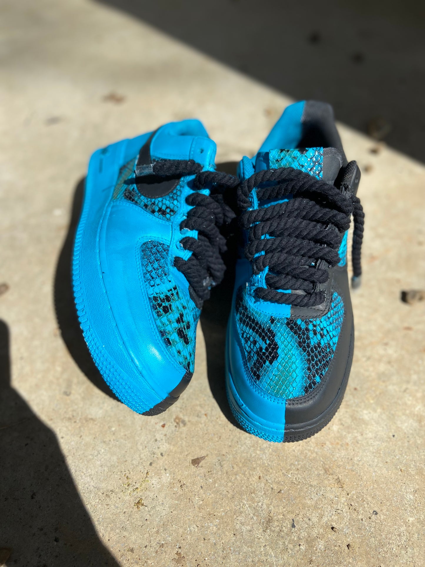 SNAKESKIN 2-TONE CUSTOM AF1s