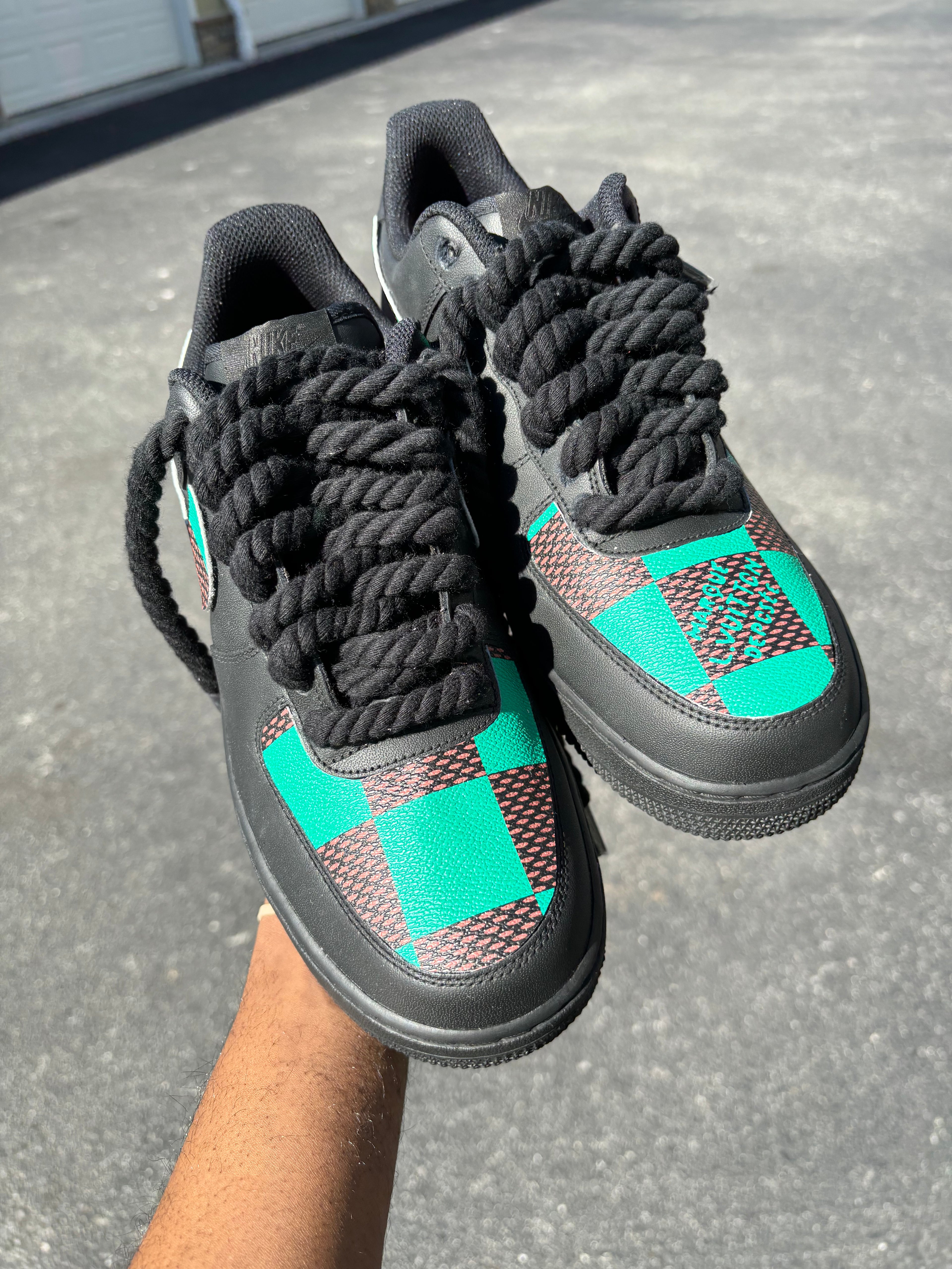 LV CHECKERBOARD CUSTOM AF1s