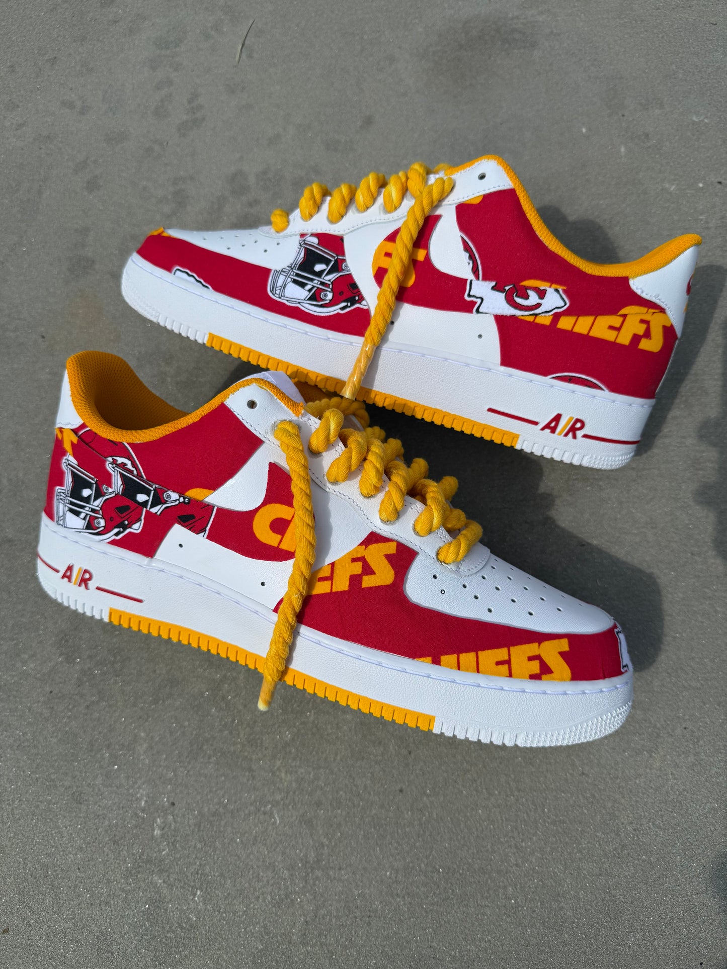 KANSAS CITY CHIEFS CUSTOM AF1s