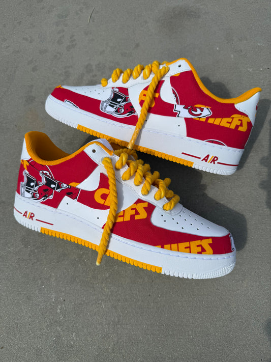 KANSAS CITY CHIEFS CUSTOM AF1s