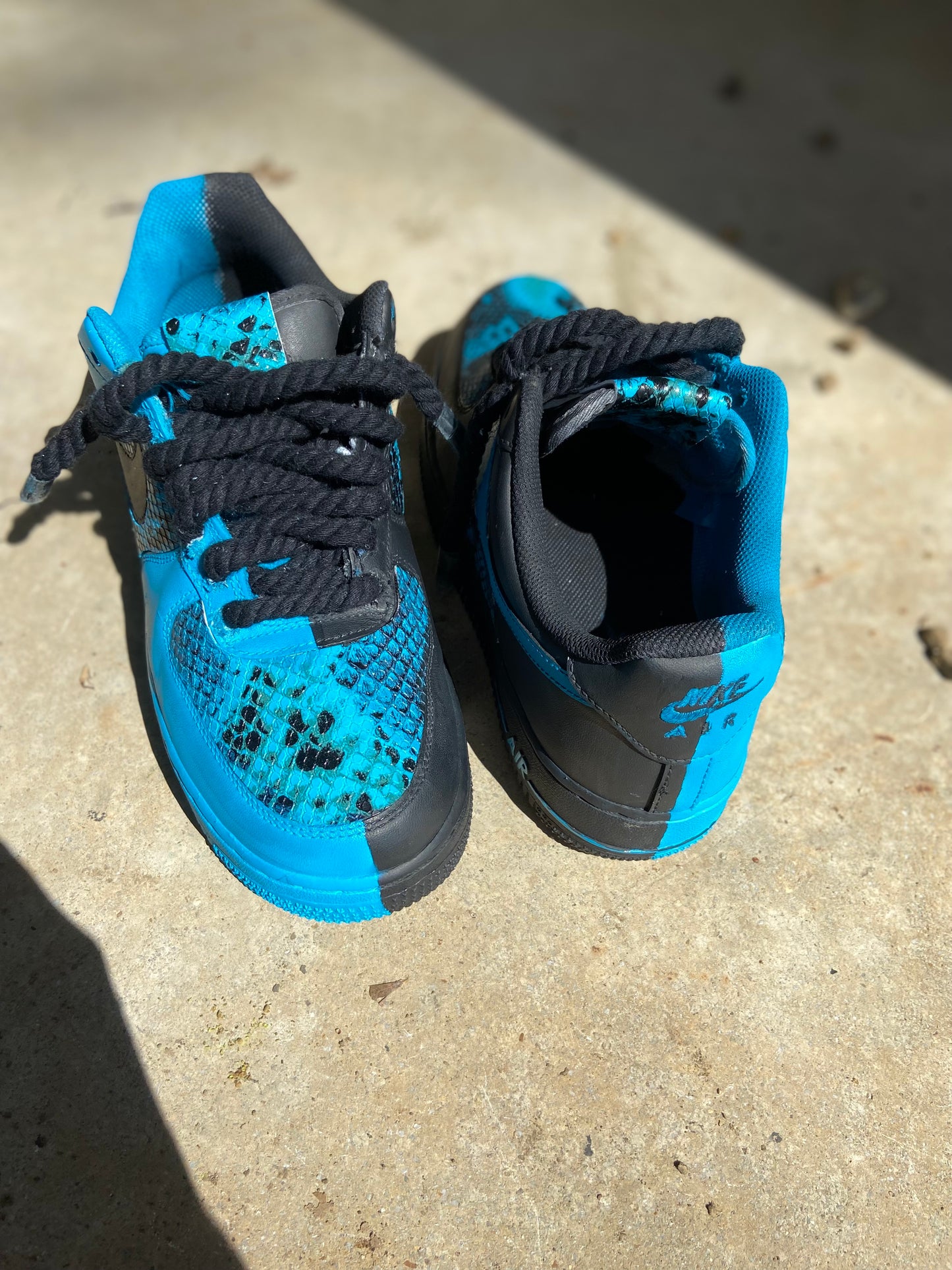 SNAKESKIN 2-TONE CUSTOM AF1s