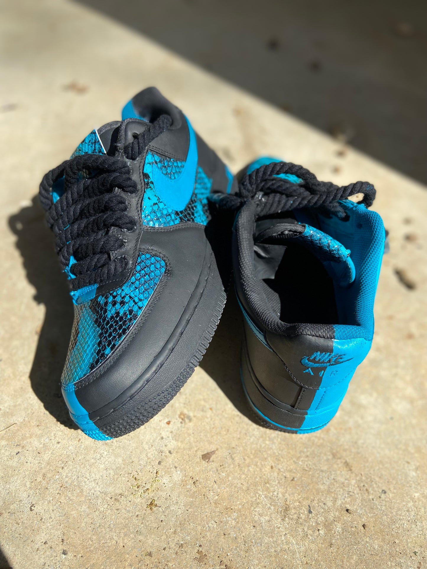 SNAKESKIN 2-TONE CUSTOM AF1s