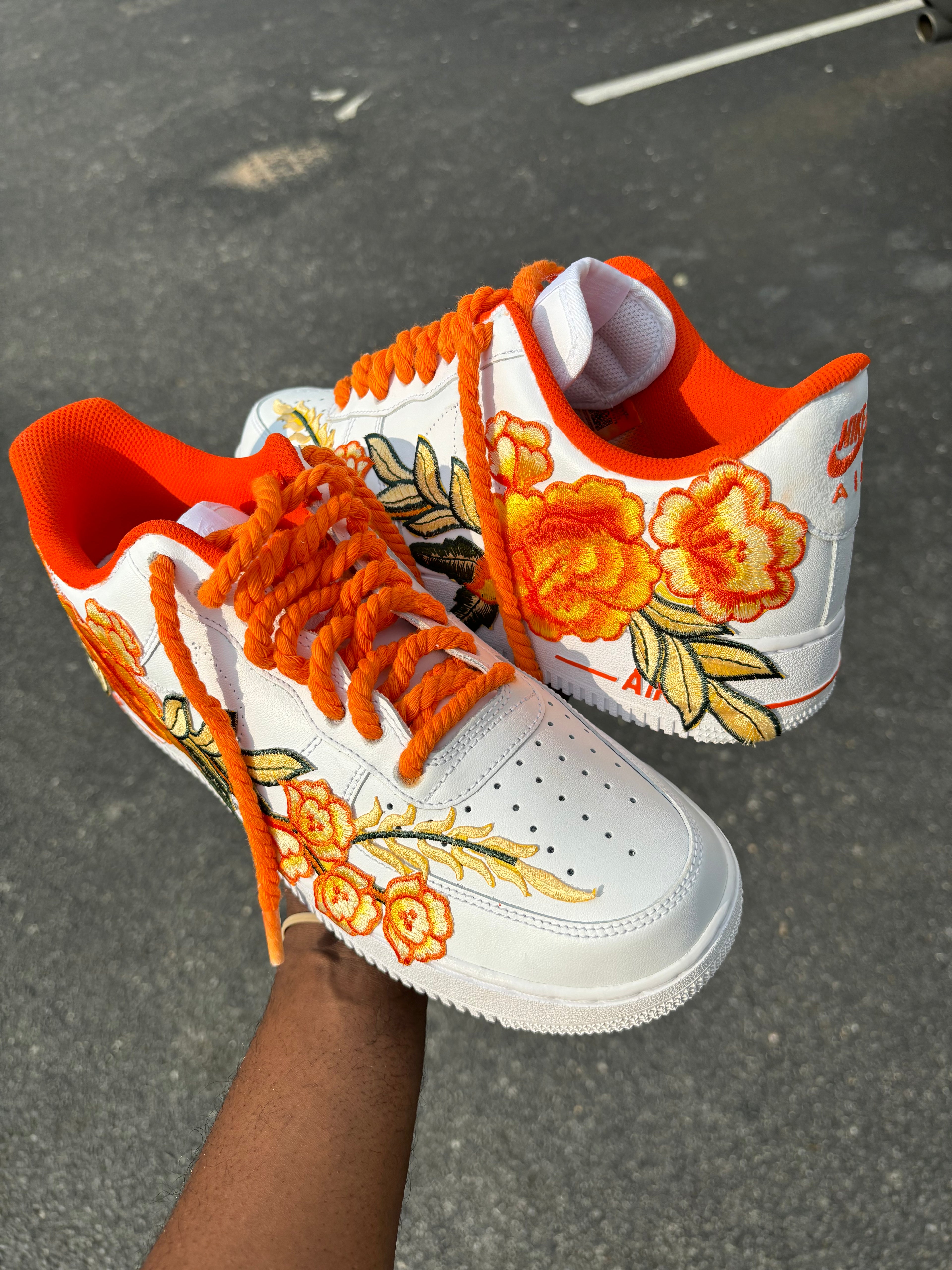 FLORAL PATCH CUSTOMS AF1s