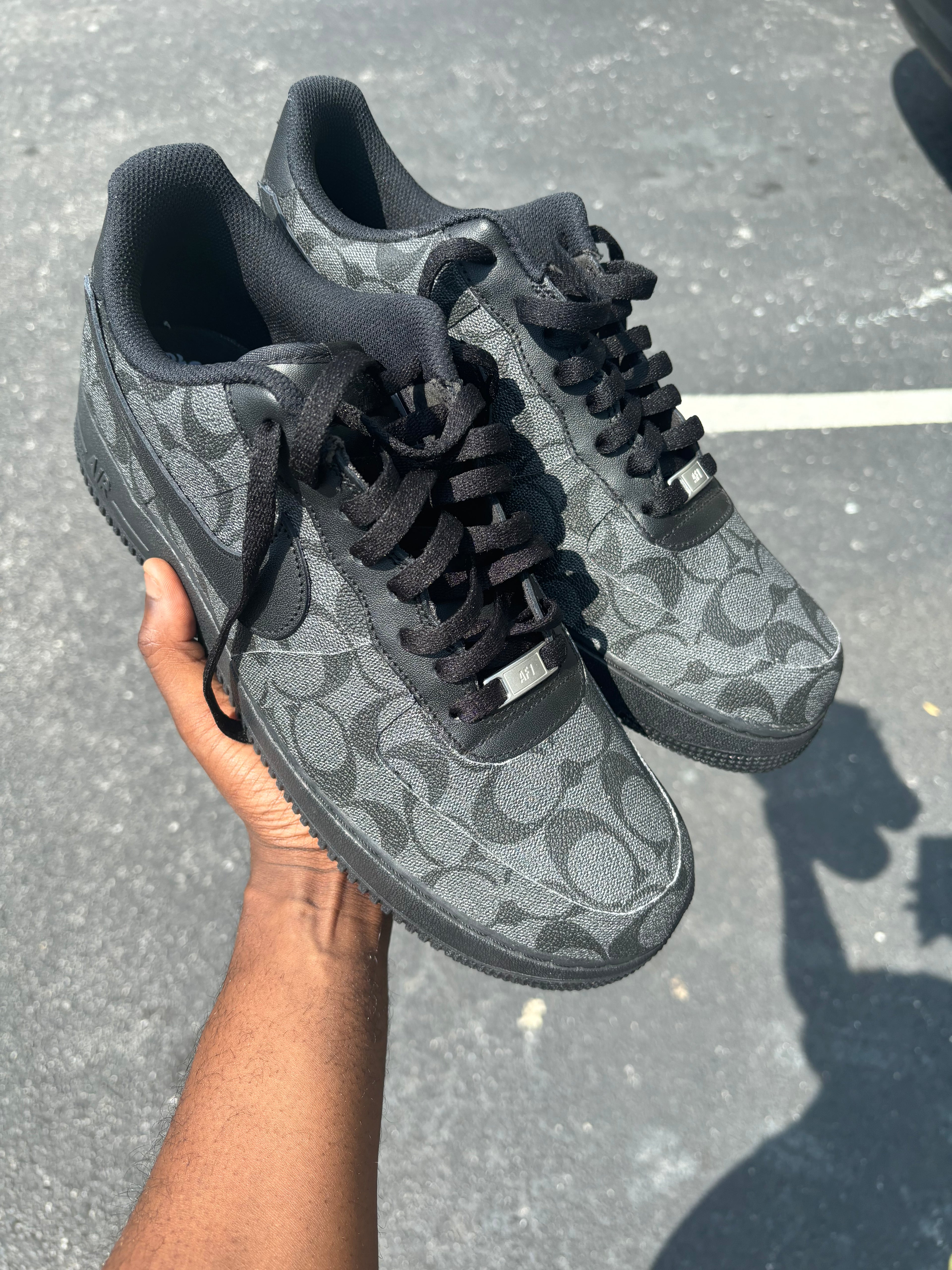 COACH SMOKE GREY CUSTOM AF1s