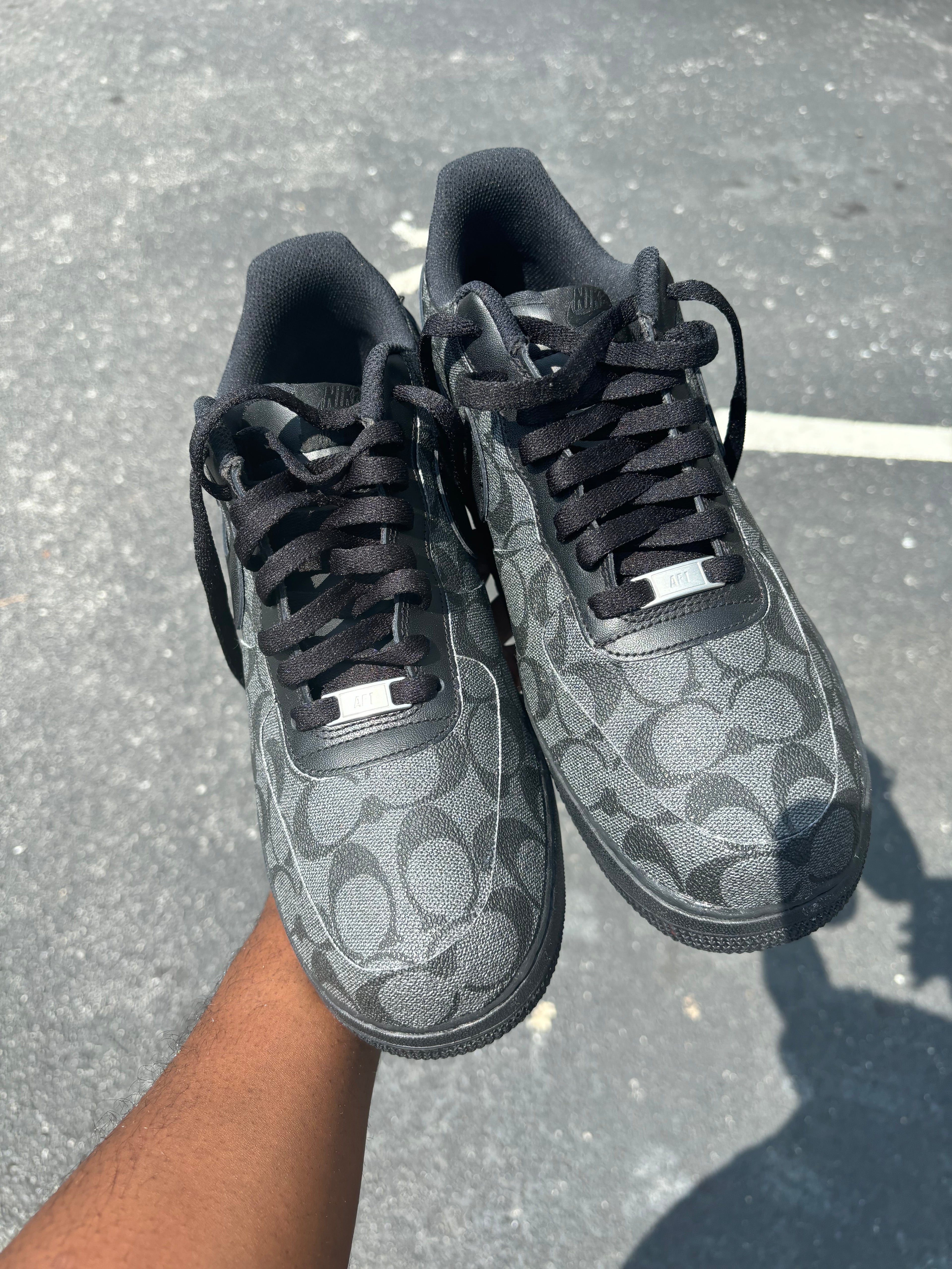 COACH SMOKE GREY CUSTOM AF1s