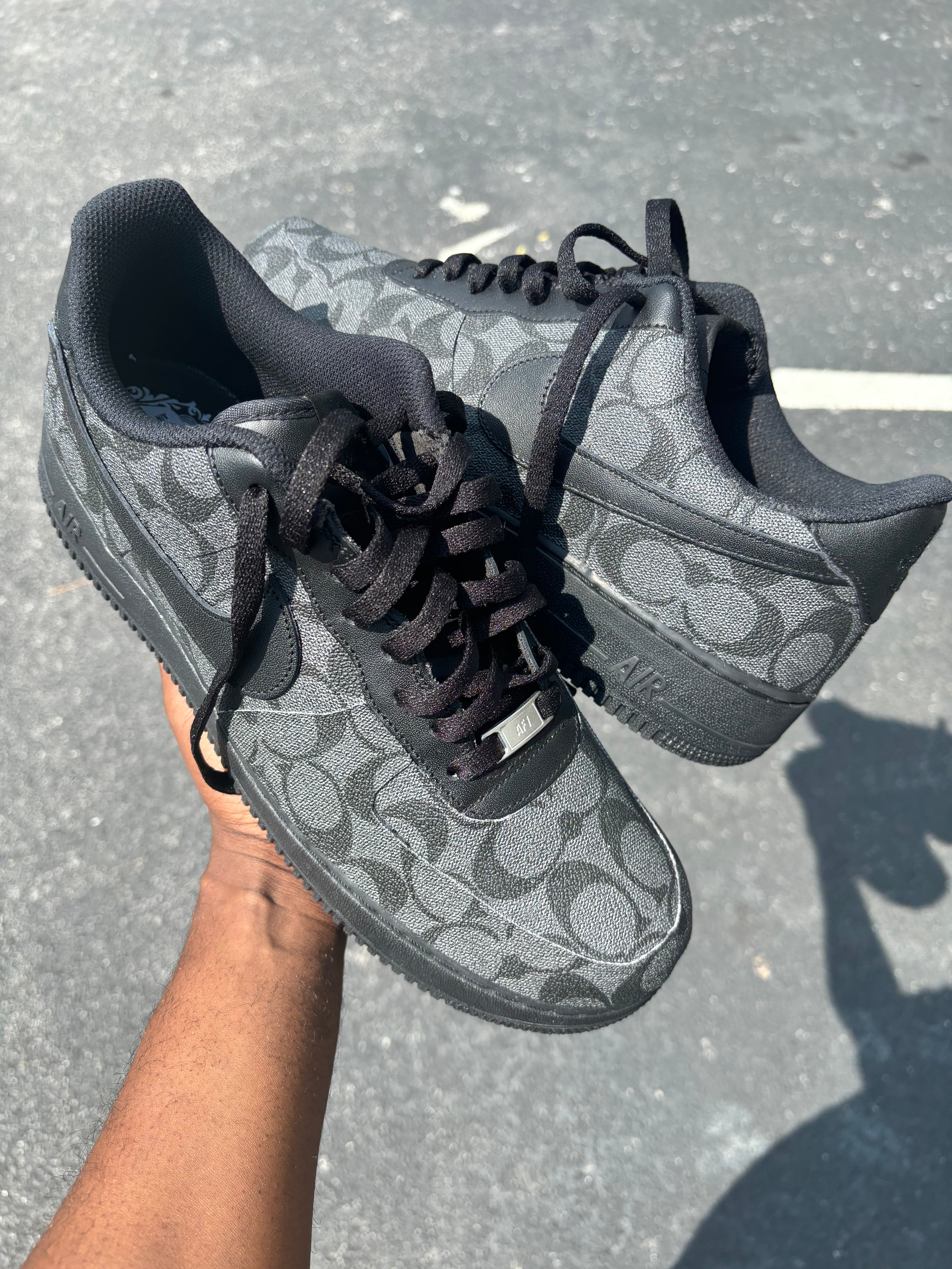 COACH SMOKE GREY CUSTOM AF1s